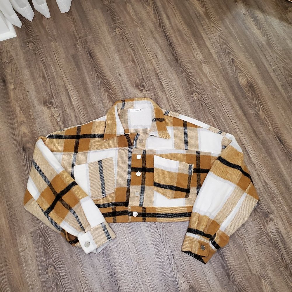 Timing cropped jacket